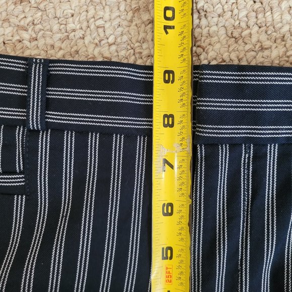 Banana Republic Sloan Pants Striped Navy Blue 6P - Picture 9 of 10